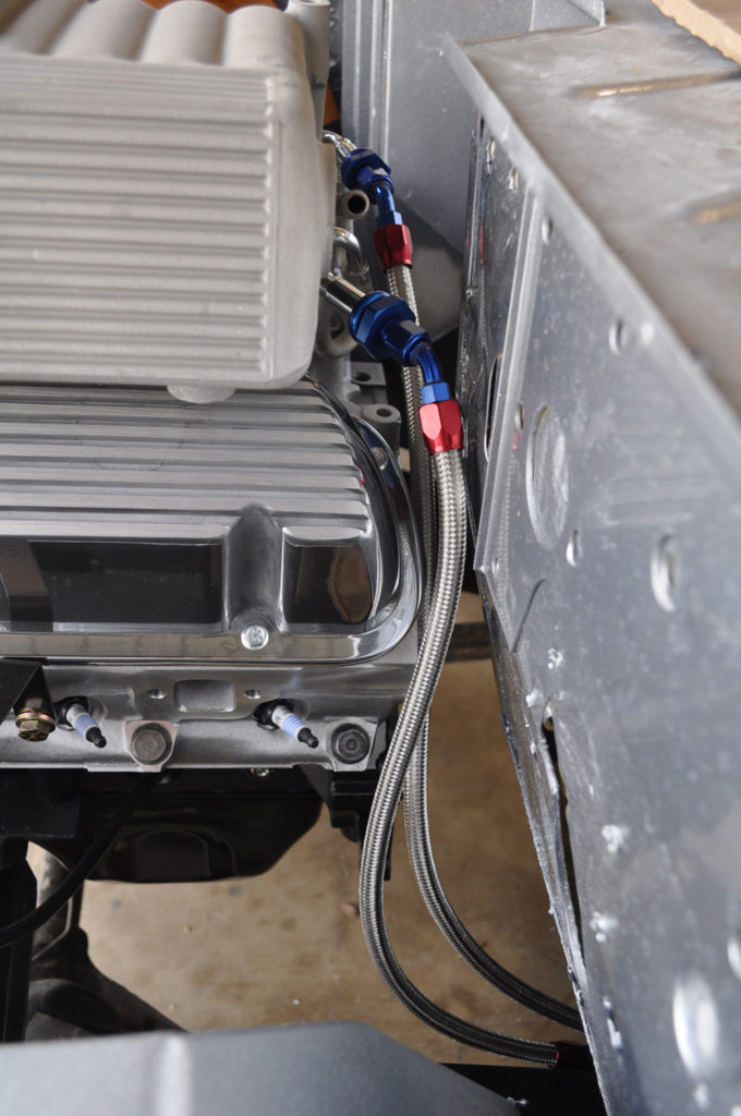 1160334 Deluxe EFI Fuel Line Kit Rear Inlet 1 Tank for Early Ford