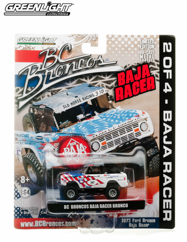 03-12010 1:64th 2 Of 4 BC Bronco Baja Racer Mini For Early Ford Bronco