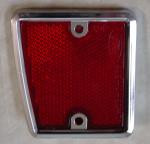69-14112 Rear Reflector With Chrome Bezel, 70-77, Left, For Early Ford Bronco