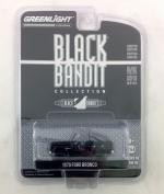 03-12033 1:64th Black Bandit 1970 Roadster Diecast Bronco For Early Ford Bronco
