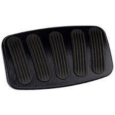 67-52113 Automatic Non Power Brake Pedal Pad, Curved Black W/ Rubber