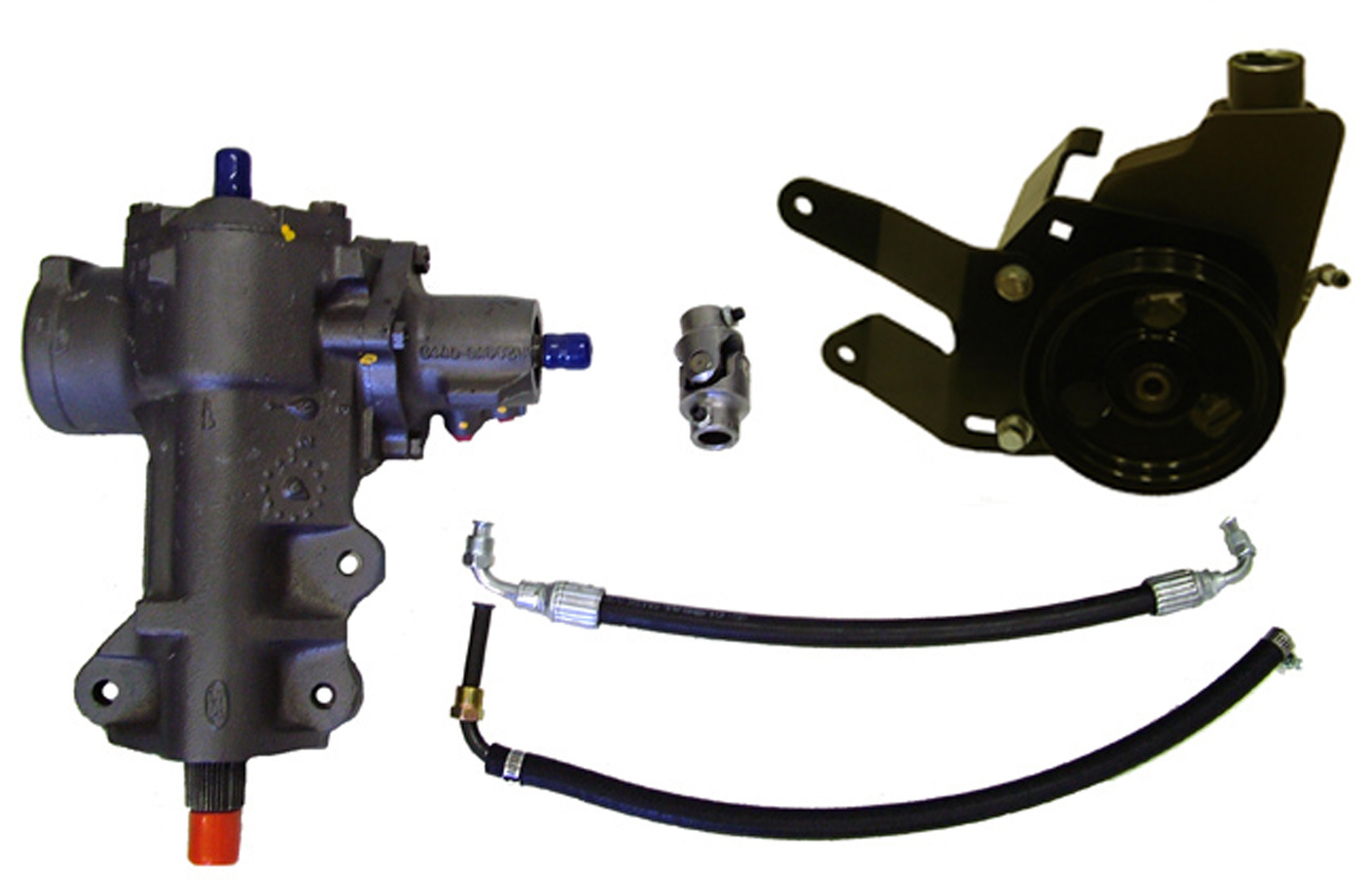 48-41021 Power Steering Kit, Multi Steer Bracket S Belt F-150 4X4 Box For Early Bronco