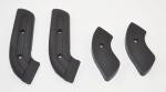 71-11131 Stock Seat Hinge Cover Black For Early Ford Bronco