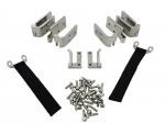 63-00621 Door Hinge Kit, Lift Off SS For Early Ford Bronco