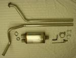 13-02111 289, 302, 5.0L 2-Into-1 Exhaust For Stock Manifolds With SS Magn For Early Bronco