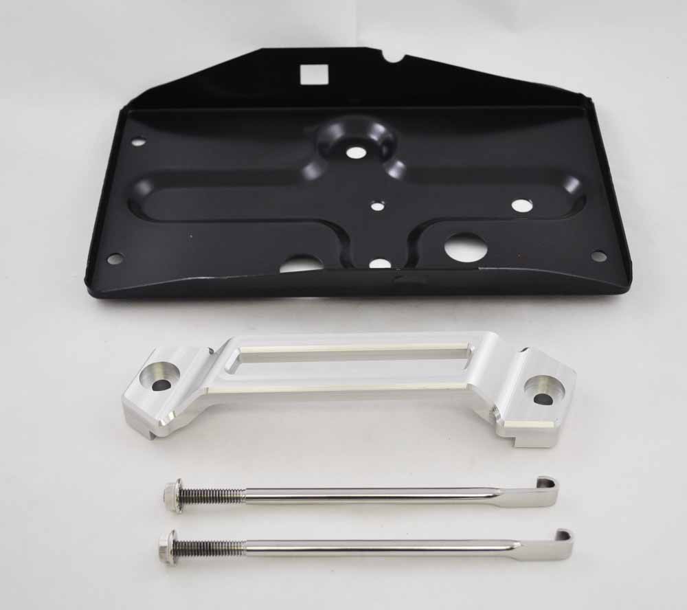 62-25002 UPGRADED Battery Mounting Kit. For Early Ford Bronco