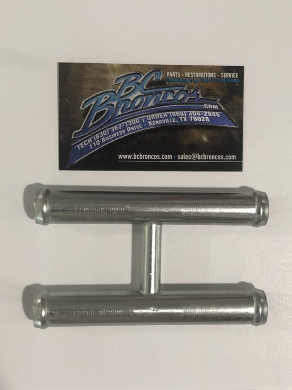 1287027 Coyote heater hose bypass T fitting BC Broncos