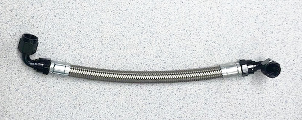 48-31520(Exp/Sag) SS Power Steering Hose BC Short Dress Serpentine Or Explorer Upgrade To Saginaw And 4x4x2 Box