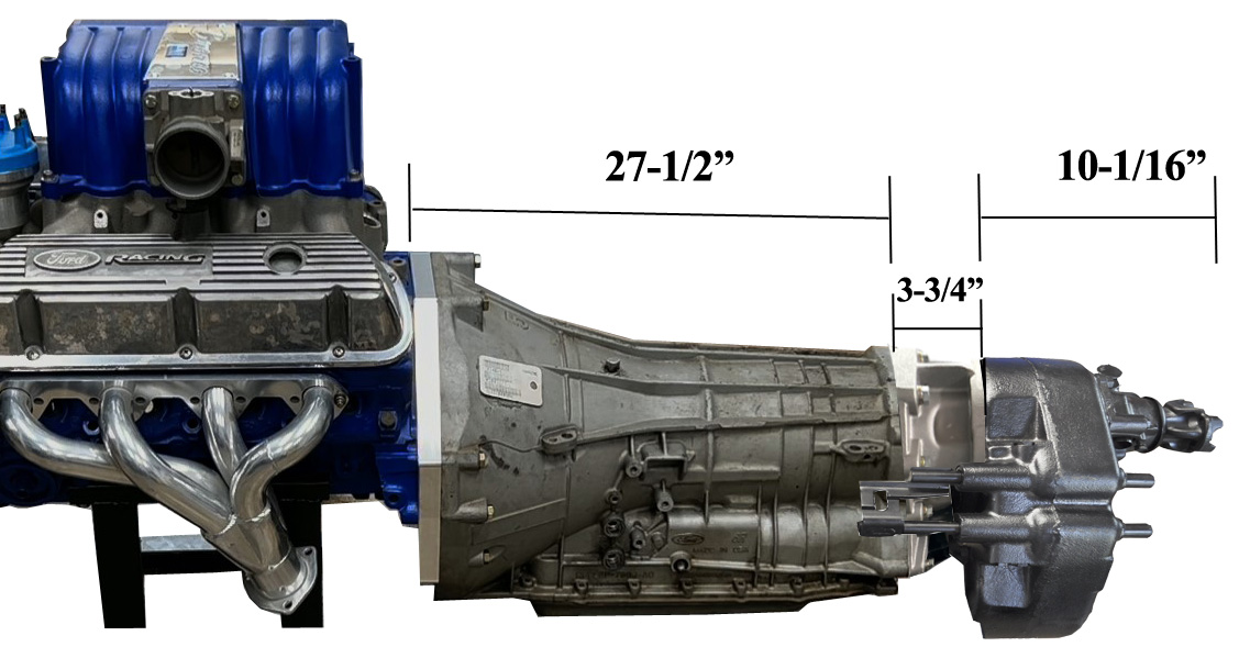 6R80 to Small Block engine to transmission adaptor